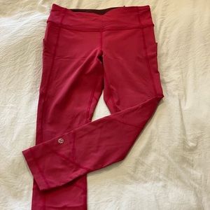 Lulu lemon Leggings - 7/8 length - Size 4